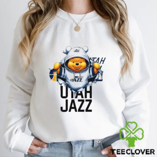 NBA Pooh and Football Utah Jazz hoodie, sweater, longsleeve, shirt v-neck, t-shirt