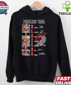 NBA Portland Trail Blazers players name signature shirt