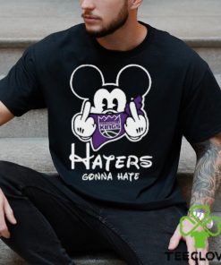 NBA Sacramento Kings Haters Gonna Hate Mickey Mouse Disney Basketball T Shirt