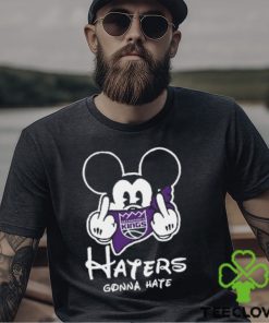 NBA Sacramento Kings Haters Gonna Hate Mickey Mouse Disney Basketball T Shirt