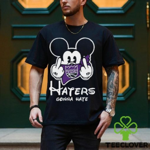 NBA Sacramento Kings Haters Gonna Hate Mickey Mouse Disney Basketball T Shirt