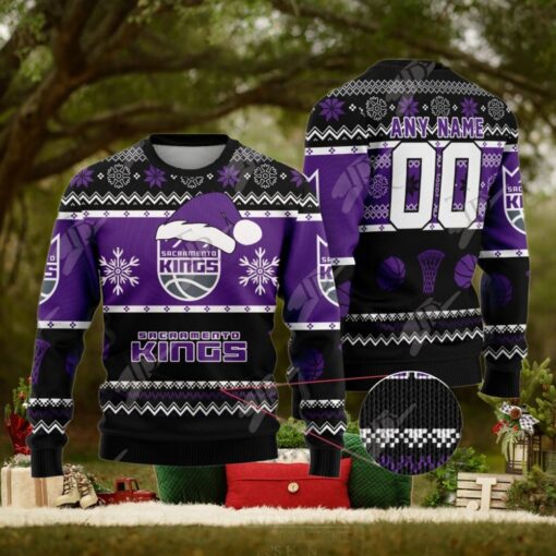 NBA Sacramento Kings Special Christmas Ugly Sweater Design