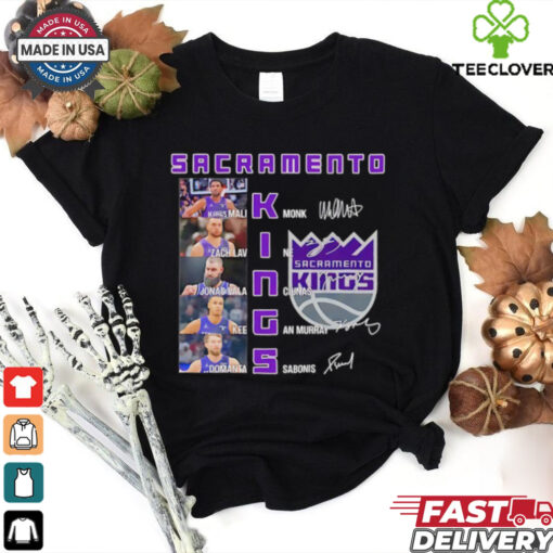 NBA Sacramento Kings players name signature shirt