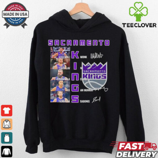 NBA Sacramento Kings players name signature shirt