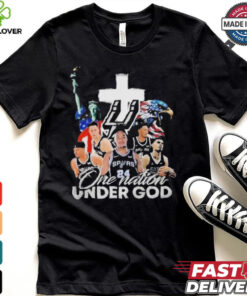 NBA San Antonio Spurs One Nation Under God Vintage 2024 Shirt