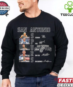 NBA San Antonio Spurs players name signature shirt