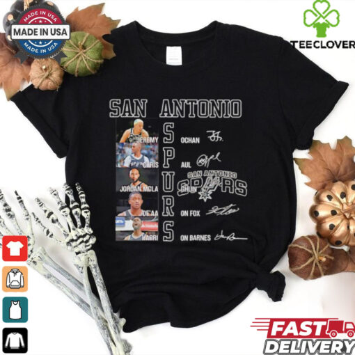 NBA San Antonio Spurs players name signature shirt