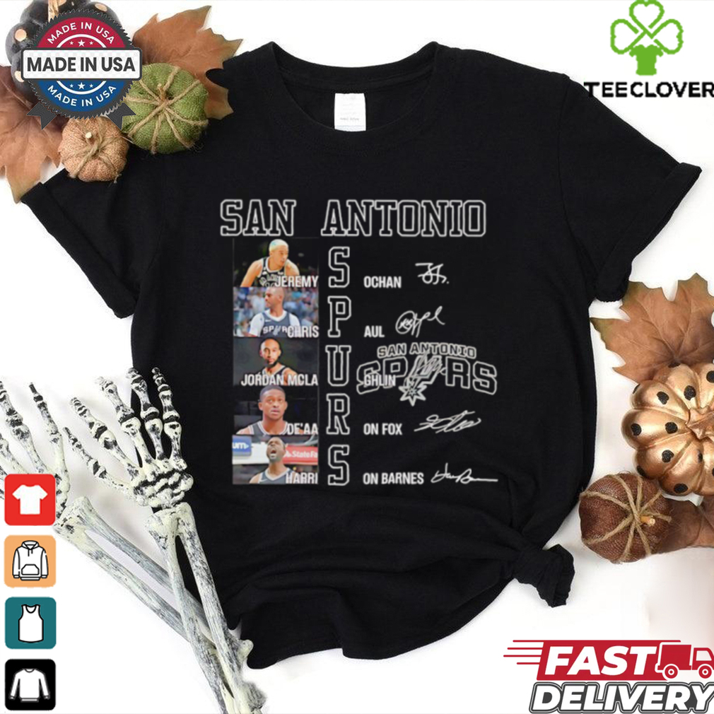 NBA San Antonio Spurs players name signature shirt NBA San Antonio Spurs players name signature shirt