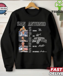 NBA San Antonio Spurs players name signature shirt
