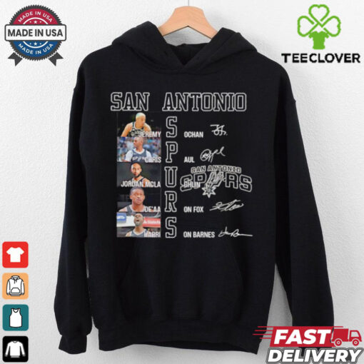 NBA San Antonio Spurs players name signature shirt