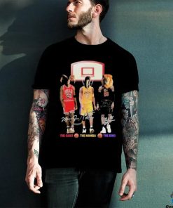 NBA The Goat The Mamba The King Lebron James Kobe Bryant And Michael Jordan Signatures T Shirt