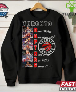 NBA Toronto Raptors players name signature shirt
