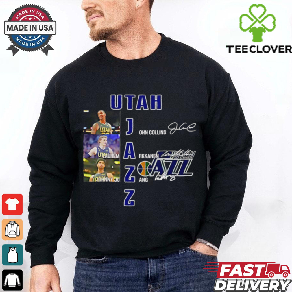 NBA Utah Jazz players name signature shirt NBA Utah Jazz players name signature shirt