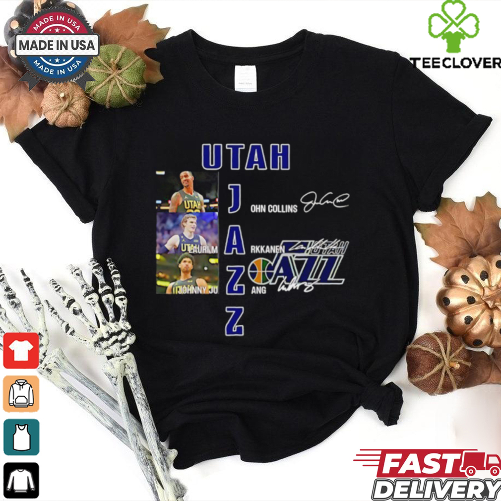 NBA Utah Jazz players name signature shirt NBA Utah Jazz players name signature shirt