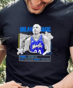 NBA Wendell Carter Jr Orlando Magic basketball player information paper shirt