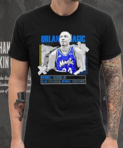 NBA Wendell Carter Jr Orlando Magic basketball player information paper shirt