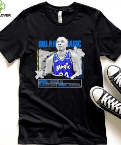 NBA Wendell Carter Jr Orlando Magic basketball player information paper shirt