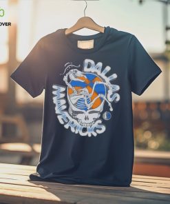 NBA x Grateful Dead x Mavs Skull Shirt