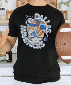 NBA x Grateful Dead x Mavs Skull Shirt