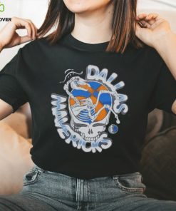 NBA x Grateful Dead x Mavs Skull Shirt