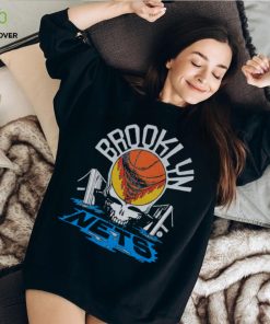 NBA x Grateful Dead x Nets Skull Shirt