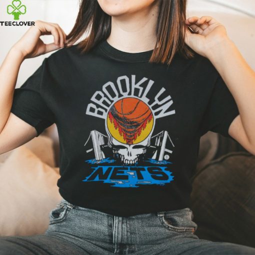 NBA x Grateful Dead x Nets Skull Shirt