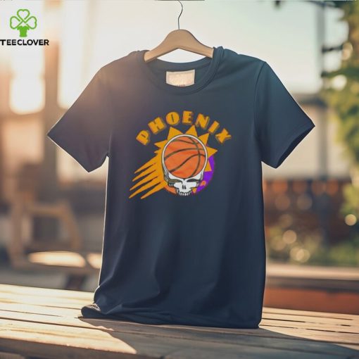 NBA x Grateful Dead x Phoenix Suns Skull 2024 T Shirt