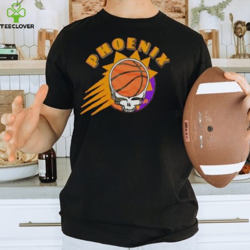 NBA x Grateful Dead x Phoenix Suns Skull 2024 T Shirt