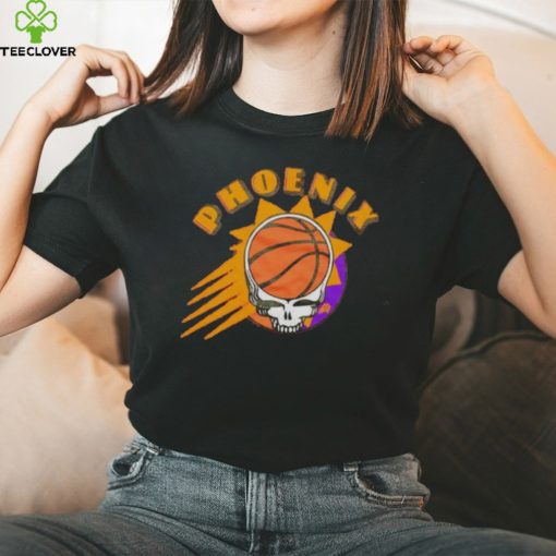 NBA x Grateful Dead x Phoenix Suns Skull 2024 T Shirt