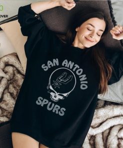 NBA x Grateful Dead x San Antonio Spurs Skull 2024 T Shirt