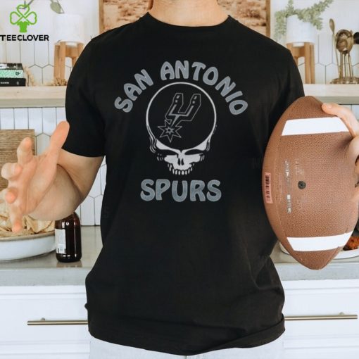 NBA x Grateful Dead x San Antonio Spurs Skull 2024 T Shirt