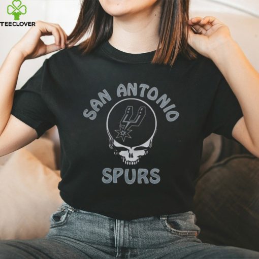 NBA x Grateful Dead x San Antonio Spurs Skull 2024 T Shirt