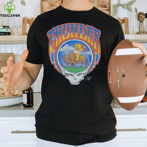 NBA x Grateful Dead x Thunder Skull Shirt