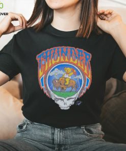 NBA x Grateful Dead x Thunder Skull Shirt