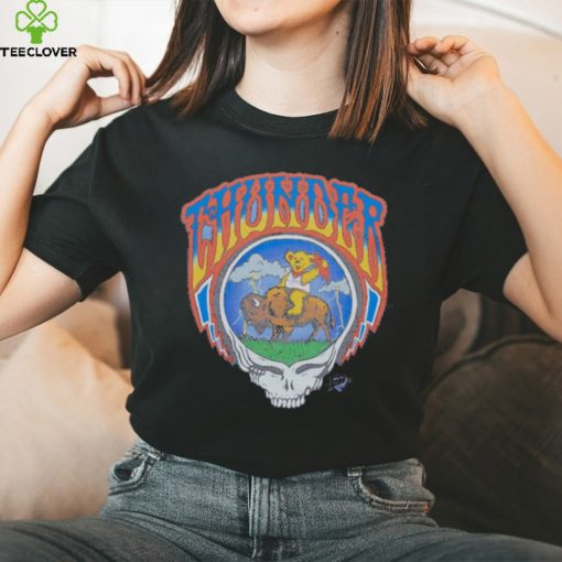 NBA x Grateful Dead x Thunder Skull Shirt