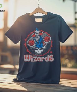 NBA x Grateful Dead x Washington Wizards Skull 2024 T Shirt