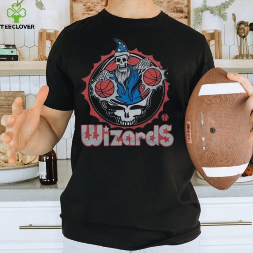 NBA x Grateful Dead x Washington Wizards Skull 2024 T Shirt