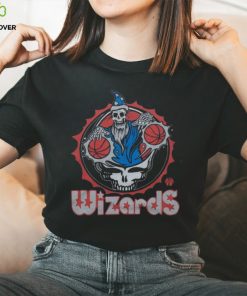 NBA x Grateful Dead x Washington Wizards Skull 2024 T Shirt