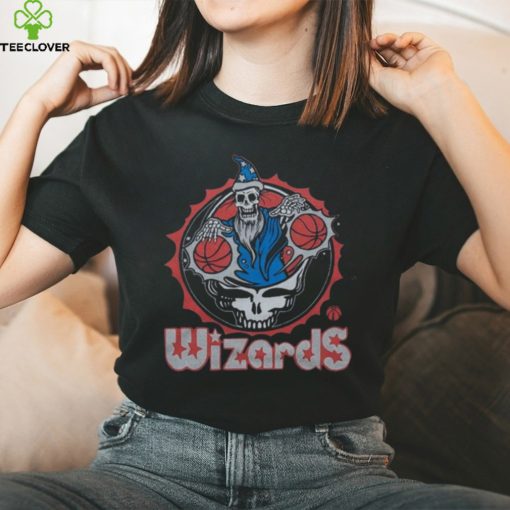 NBA x Grateful Dead x Washington Wizards Skull 2024 T Shirt