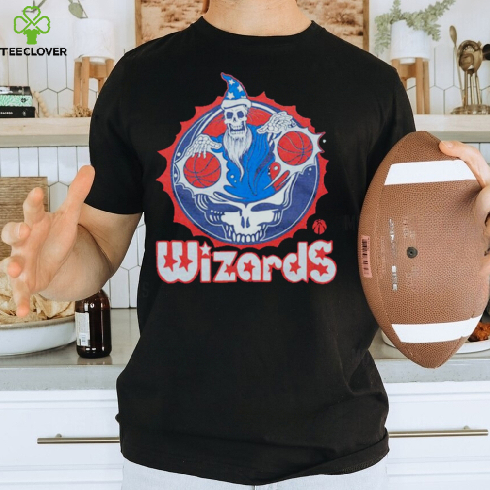 NBA x Grateful Dead x Wizards Skull Shirt NBA x Grateful Dead x Wizards Skull Shirt
