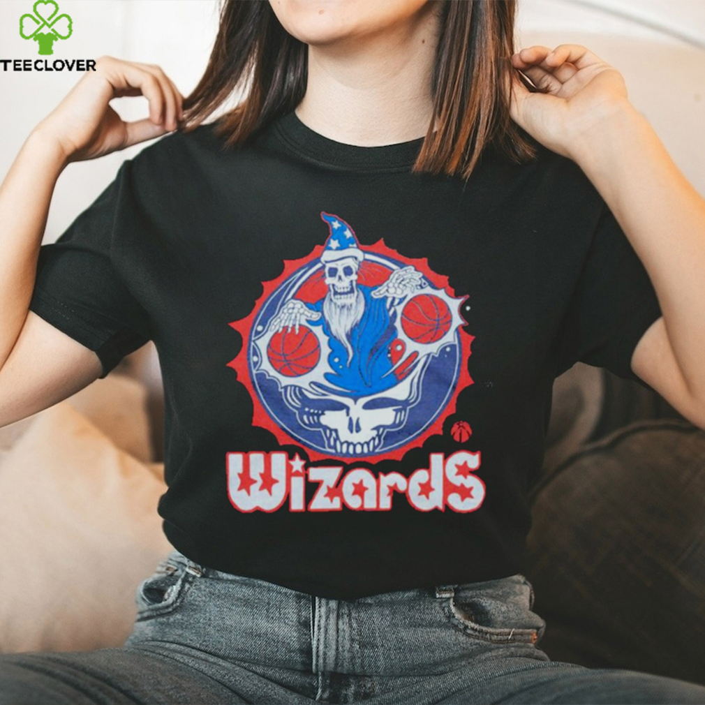 NBA x Grateful Dead x Wizards Skull Shirt NBA x Grateful Dead x Wizards Skull Shirt
