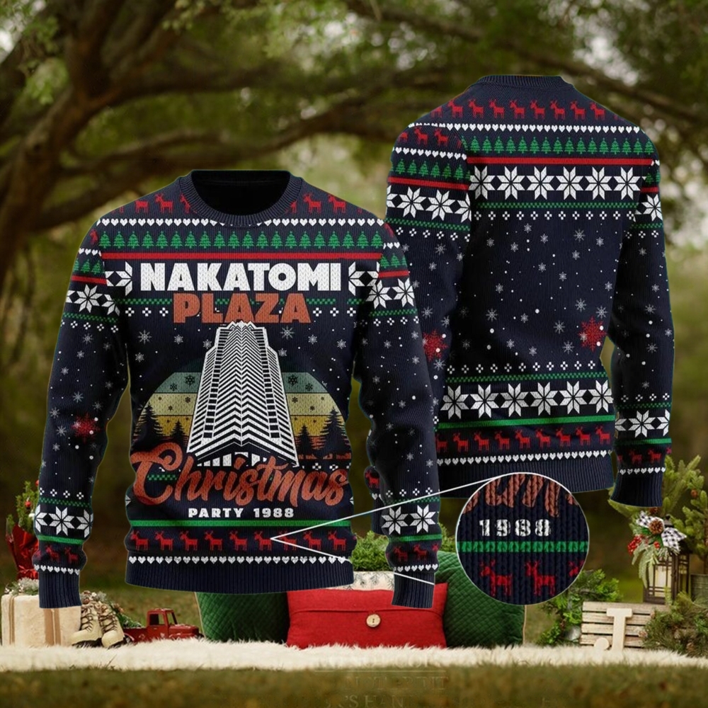 Nakatomi Plaza Christmas Party 1988 Ugly Sweater Nakatomi Plaza Christmas Party 1988 Ugly Sweater