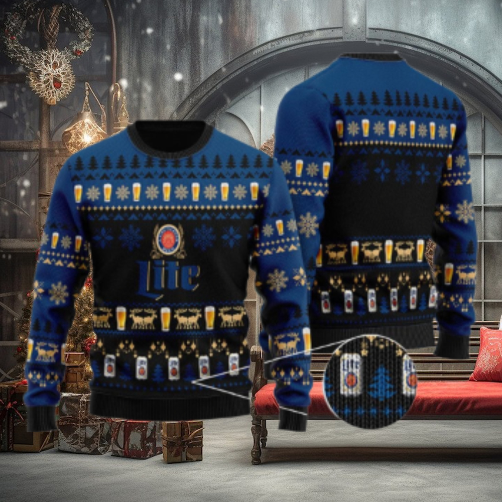Miller Lite Ugly Sweater Miller Lite Ugly Sweater