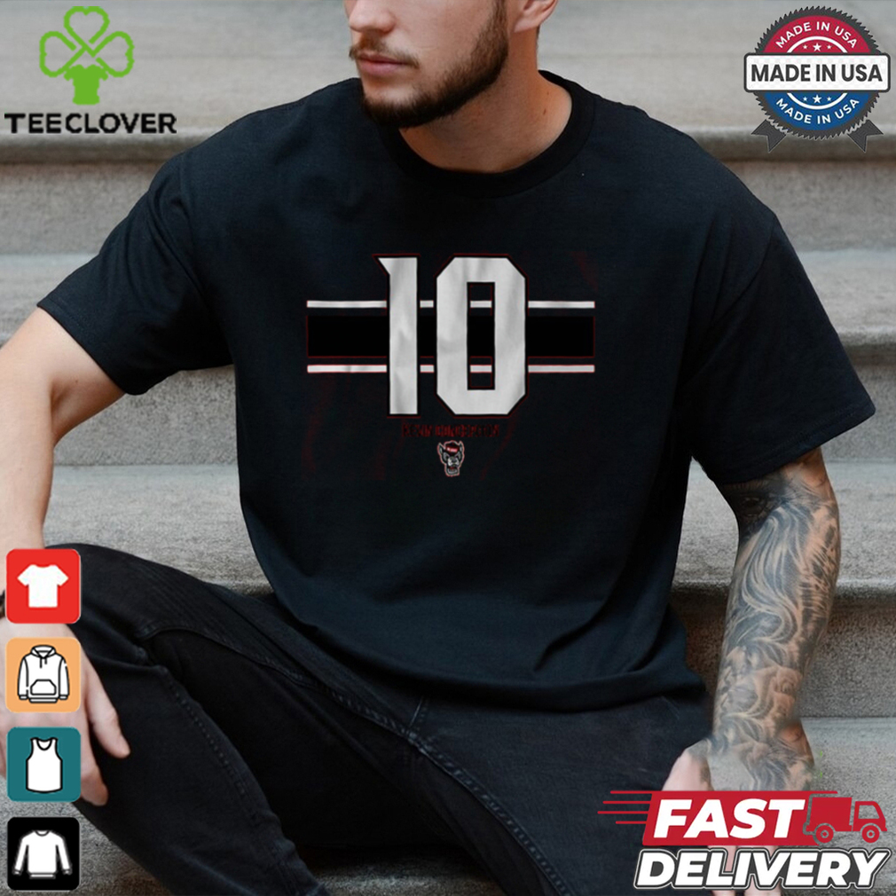 NC State Kevin Concepcion 10 Stripe Shirt NC State Kevin Concepcion 10 Stripe Shirt