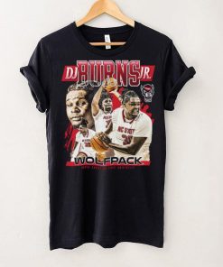 NC State NCAA Men's Basketball DJ Burns Jr. Official 2023 2024 Post Season Shirt