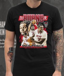 NC State NCAA Men's Basketball DJ Burns Jr. Official 2023 2024 Post Season Shirt