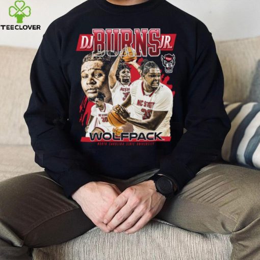NC State NCAA Men’s Basketball DJ Burns Jr. Official 2023 2024 Post Season Shirt