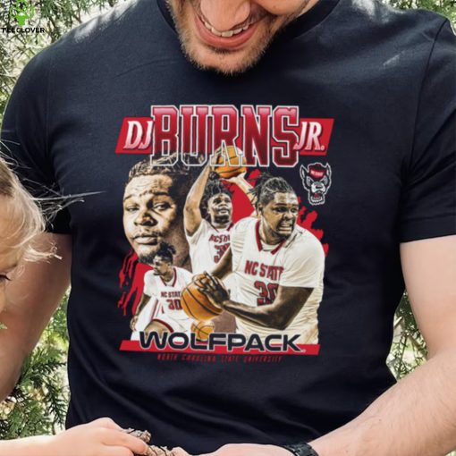 NC State NCAA Men’s Basketball DJ Burns Jr. Official 2023 2024 Post Season Shirt