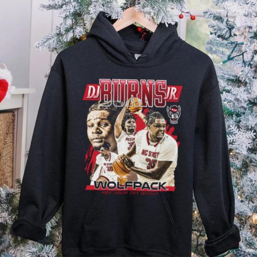 NC State NCAA Men’s Basketball DJ Burns Jr. Official 2023 2024 Post Season Shirt