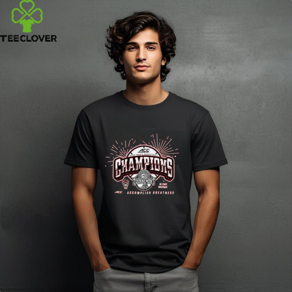 NC State Wolfpack 2024 ACC Men's Basketball Conference Tournament Champions T Shirt NC State Wolfpack 2024 ACC Men's Basketball Conference Tournament Champions T Shirt